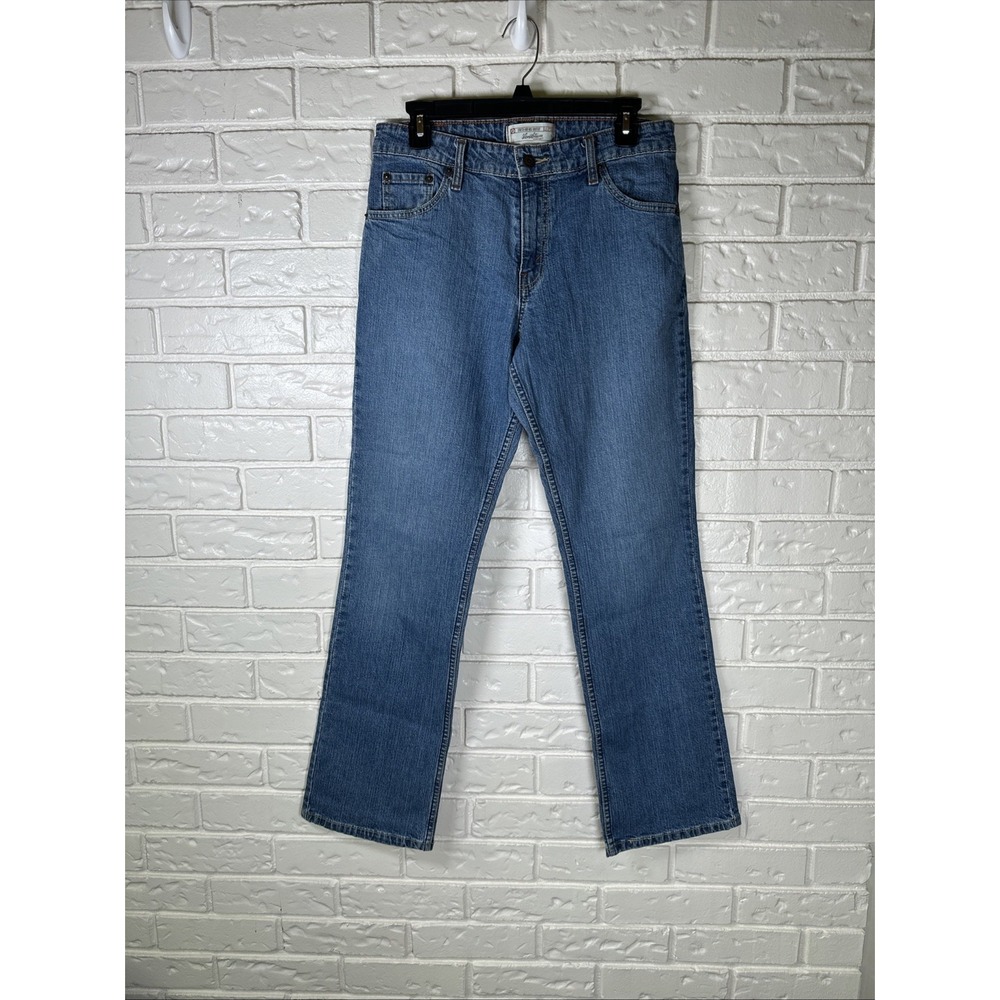 Levi Strauss Signature Women's Size 8 Mid Rise Bootcut Jeans Y2K Medium Wash